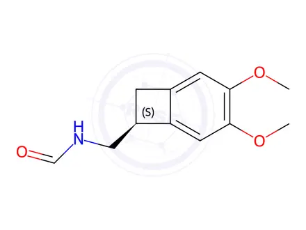 Chemical structure of (S)-N-((3,4-dimethoxybicyclo[4.2.0]octa-1,3,5-trien-7-yl)methyl)formamide