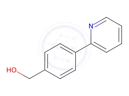 Chemical structure of (4-(Pyridin-2-yl)phenyl)methanol