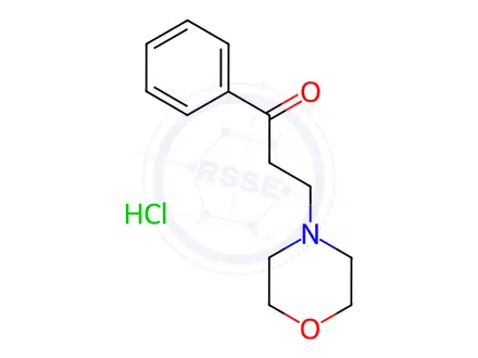 Chemical structure of 3-Morpholinopropiophenone Hydrochloride