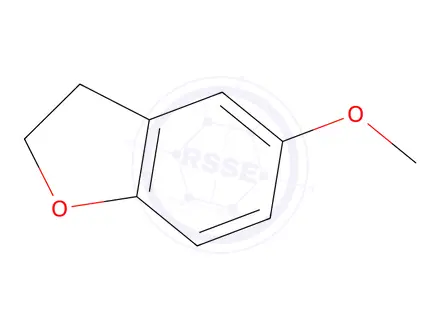 Chemical structure of 5-methoxy-2,3-dihydrobenzofuran