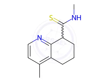 Chemical structure of N,4-Dimethyl-5,6,7,8-tetrahydroquinoline-8-carbothioamide