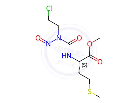 Chemical structure of N-((2-Chloroethyl)Nitrosocarbamoyl)-L-Methionine Methyl Ester