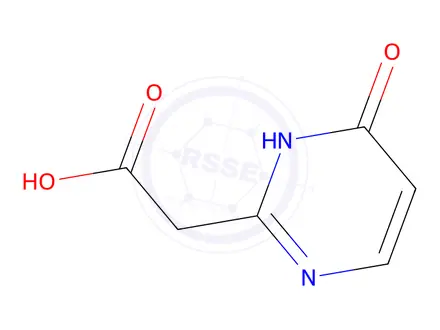 Chemical structure of 2-(4-Oxo-1,4-dihydropyrimidin-2-yl)acetic acid