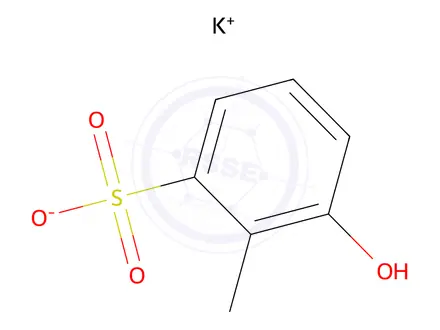 Chemical structure of Potassium Cresol Sulfonate