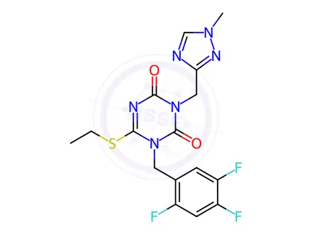 Chemical structure of Ensitrelvir Impurity 46