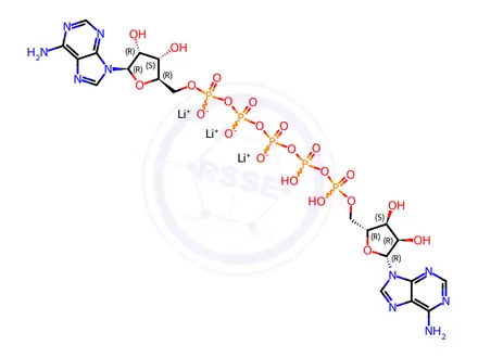 Chemical structure of Adenosine Impurity 113 Trilithium Salt