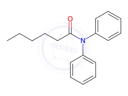 Chemical structure of N,N-Diphenylhexanamide