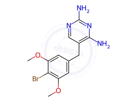 Chemical structure of Brodimoprim