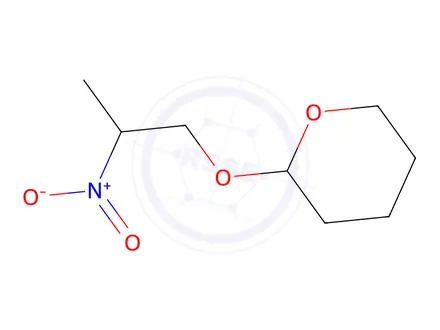 Chemical structure of Tetrahydro-2-(2-nitropropoxy)-2H-pyran