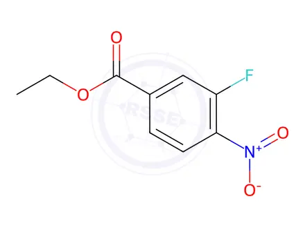 Chemical structure of Ethyl 3-Fluoro-4-nitrobenzoate
