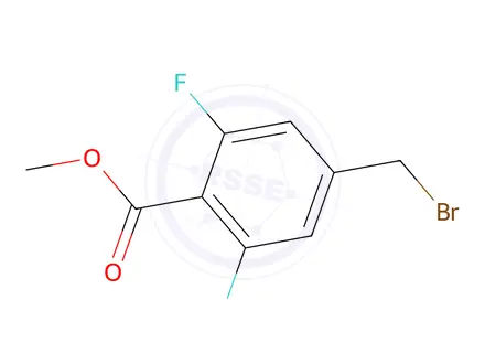Chemical structure of Methyl 4-(Bromomethyl)-2,6-Difluorobenzoate