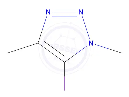 Chemical structure of 5-iodo-1,4-diMethyl-1H-1,2,3-triazole