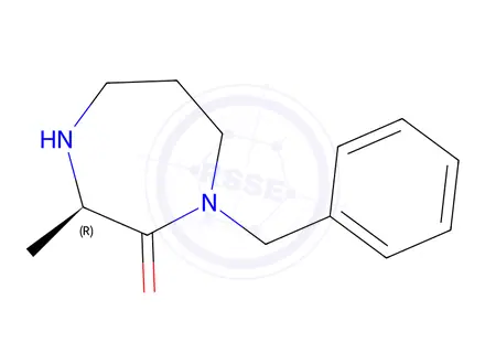 Chemical structure of (R)-1-Benzyl-3-methyl-1,4-diazepan-2-one