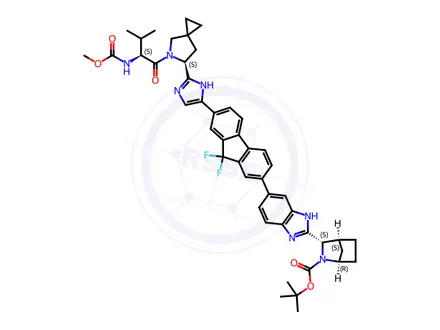 Chemical structure of Ledipasvir Impurity 31