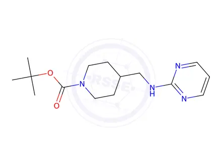 Chemical structure of N-[(1-Boc-4-piperidyl)methyl]pyrimidin-2-amine