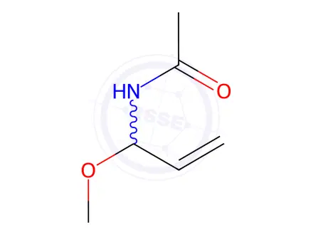 Chemical structure of N-(1-Methoxyallyl)acetamide