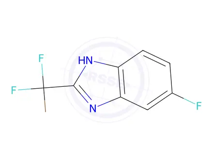 Chemical structure of 2-(Bromodifluoromethyl)-5-fluoro-1H-benzo[d]imidazole