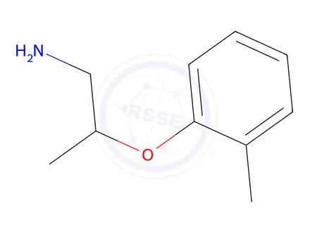 Chemical structure of 1-[(1-aminopropan-2-yl)oxy]-2-methylbenzene