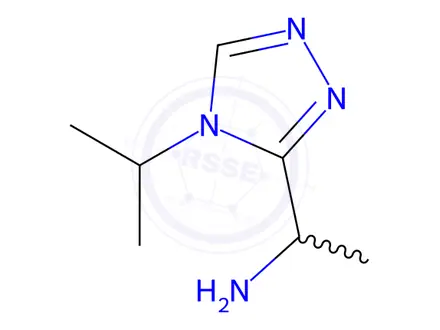 Chemical structure of 1-(4-Isopropyl-4H-1,2,4-triazol-3-yl)ethan-1-amine