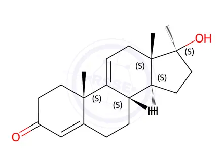 Chemical structure of Testosterone Impurity 163