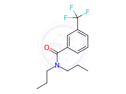 Chemical structure of N,N-Dipropyl-3-(trifluoromethyl)benzamide