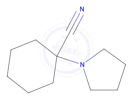 Chemical structure of 1-(1-Cyanocyclohexyl)pyrrolidine