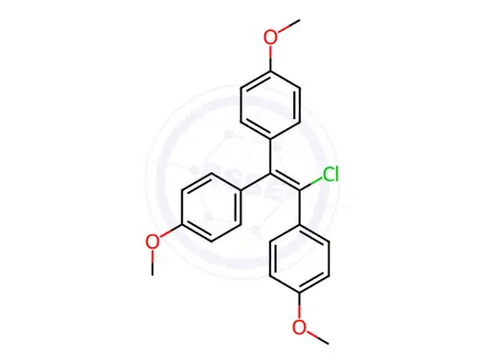 Chemical structure of Chlorotrianisene