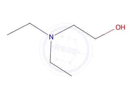 Chemical structure of 2-(Diethylamino)ethanol