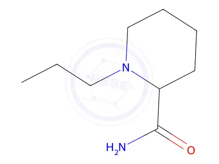 Chemical structure of 1-Propylpiperidine-2-carboxamide