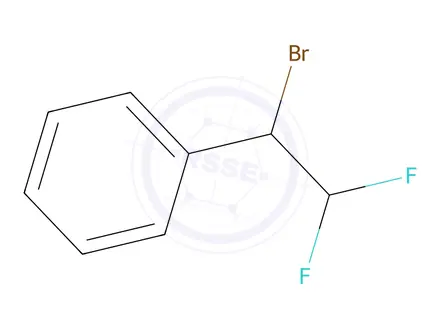 Chemical structure of (1-Bromo-2,2-difluoroethyl)benzene