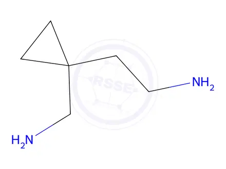 Chemical structure of 2-(1-(Aminomethyl)cyclopropyl)ethan-1-amine