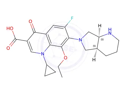 Chemical structure of Moxifloxacin EP Impurity C
