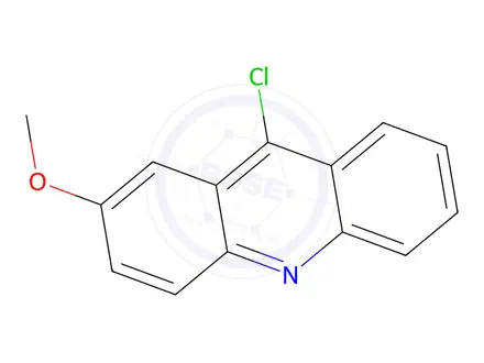 Chemical structure of 9-Chloro-2-methoxyacridine
