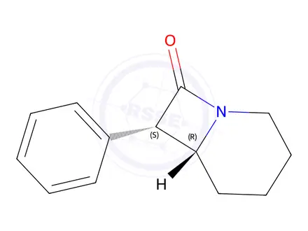Chemical structure of Rel-(6R,7S)-7-Phenyl-1-azabicyclo[4.2.0]octan-8-one