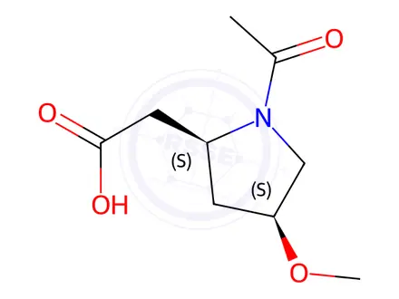 Chemical structure of Oxaceprol Impurity 200