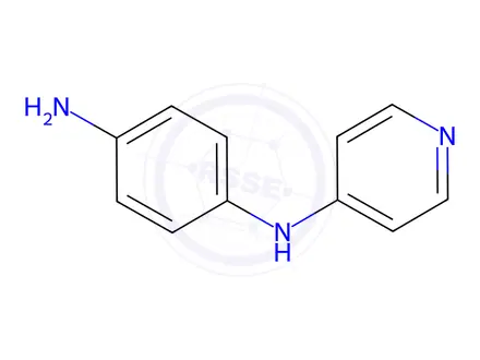 Chemical structure of 4(4-Aminophenyl)aminopyridine