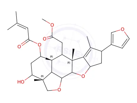 Chemical structure of 2',3'-Dehydrosalannol