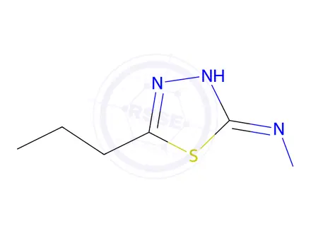 Chemical structure of 2-Hydrazinyl-5-propyl-1,3,4-thiadiazole