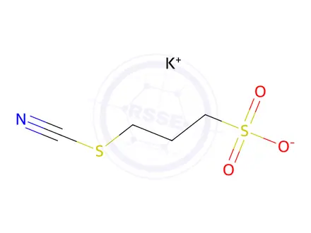 Chemical structure of Potassium 3-(cyanosulfanyl)propane-1-sulfonate