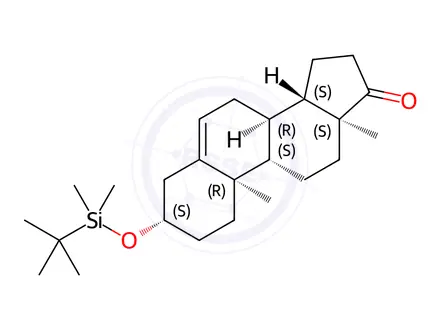 Chemical structure of (3β)-3-[[(1,1-Dimethylethyl)dimethylsilyl]oxy]androst-5-en-17-one