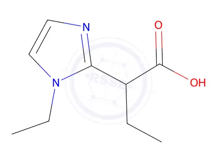 Chemical structure of 2-(1-Ethyl-1h-imidazol-2-yl)butanoic acid