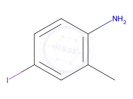 Chemical structure of 4-Iodo-2-methylaniline