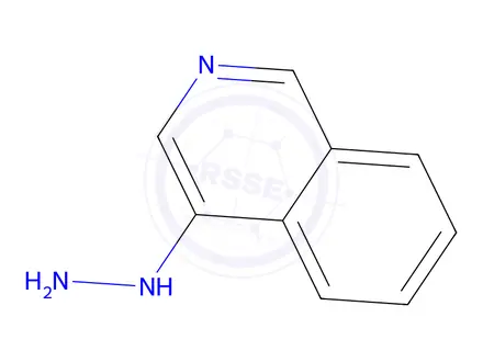 Chemical structure of Isoquinoline, 4-hydrazino-(8CI,9CI)