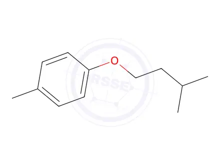 Chemical structure of isopentyl p-tolyl ether