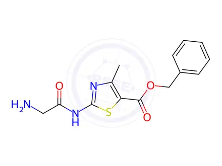 Chemical structure of Benzyl 2-(2-aminoacetamido)-4-methylthiazole-5-carboxylate dihydrochloride