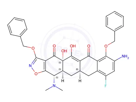 Chemical structure of Eravacycline impurity 40