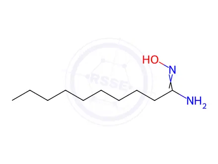 Chemical structure of N-Hydroxydecanimidamide