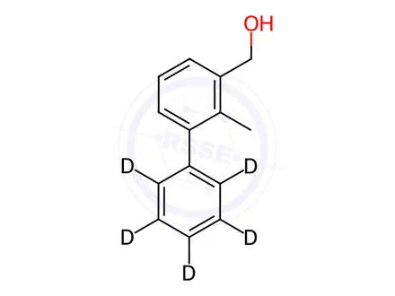 Chemical structure of 2-Methyl-3-biphenylmethanol-d5