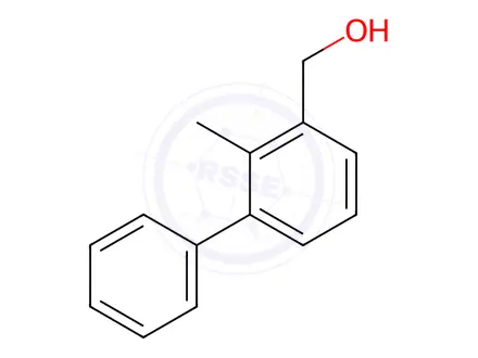 Chemical structure of 3-Hydroxymethyl-2-methylbiphenyl