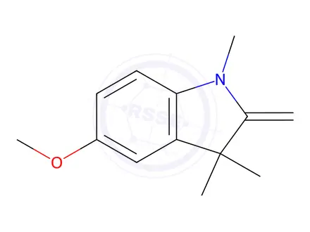 Chemical structure of 5-methoxy-1,3,3-trimethyl-2-methyleneindoline